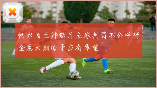 帕尔马主帅怒斥点球判罚不公呼吁全意大利给予应有尊重
